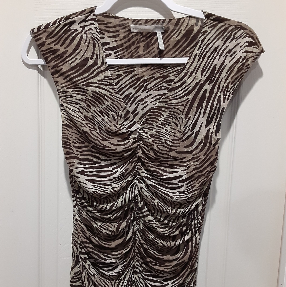 Animal print top